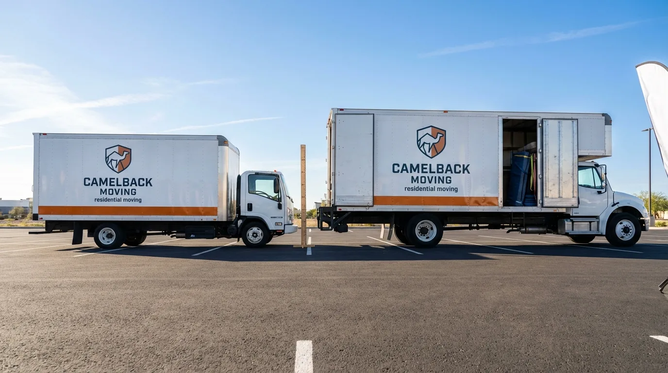Moving truck size capacity guide in Fort Washakie